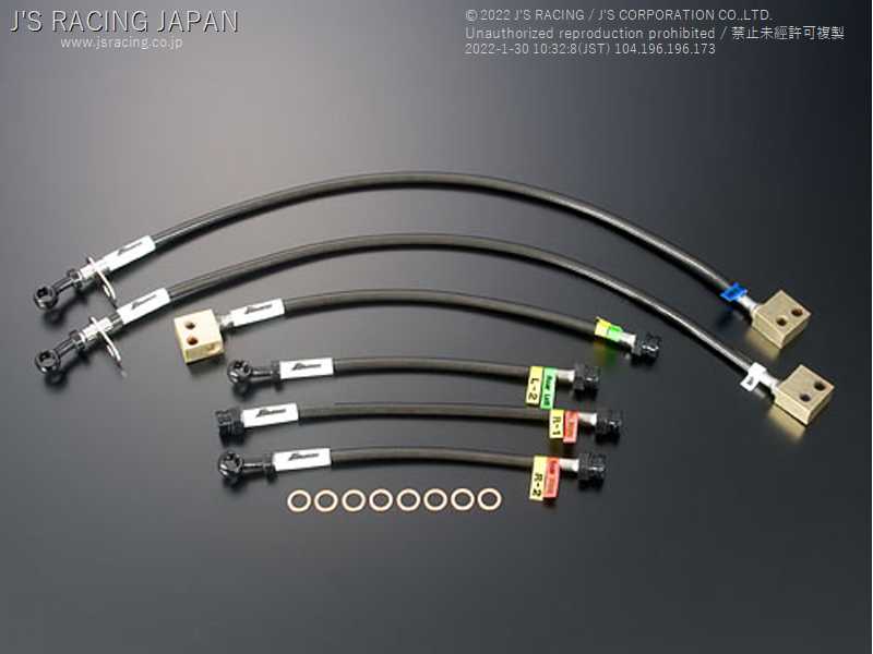 J'S RACING BRAKE LINE SYSTEM SUS FOR HONDA CIVIC FK2 BLS-FK2-SU