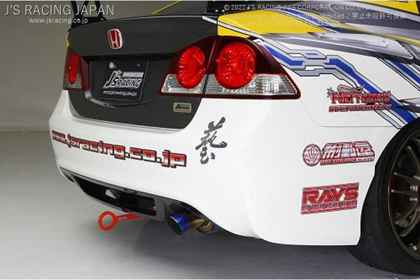 J'S RACING R304 SUS EXHAUST 70RR FOR HONDA CIVIC FD2 K20A R304-D2