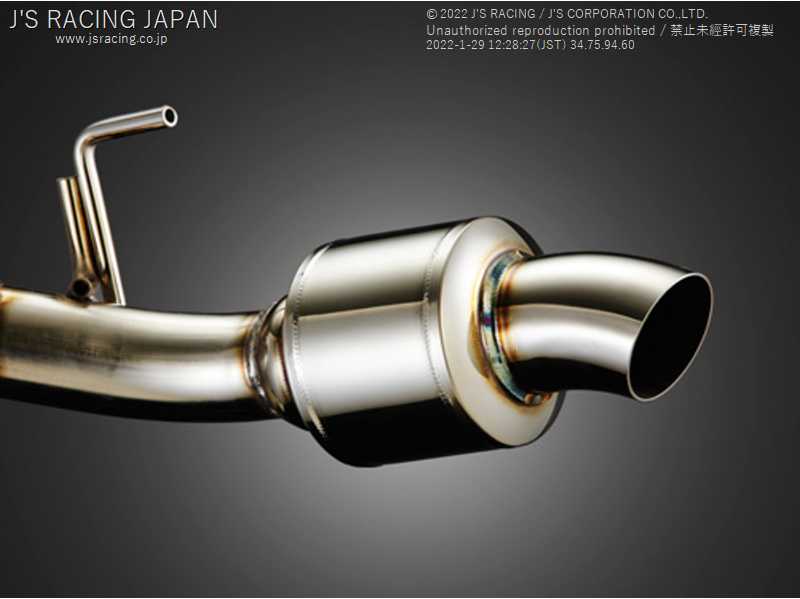 J'S RACING R304 SUS EXHAUST SYSTEM 50RS FOR HONDA N-ONE JG1 TURBO R304-NO1T-50RS