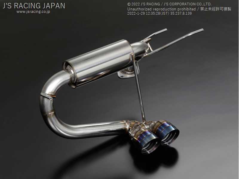 J'S RACING R304 SUS EXHAUST SYSTEM 50RS FOR HONDA S660 JW5 R304-S6