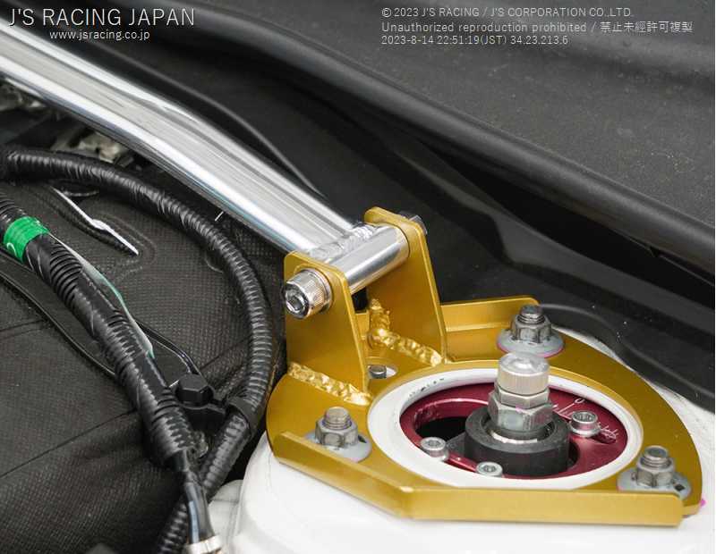 J'S RACING FRONT ALUMINUM STRUT TOWER BAR FOR HONDA CIVIC FL5 TB-L5-F