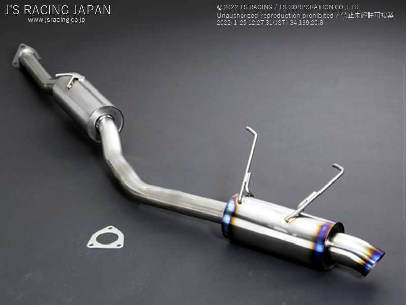 J'S RACING R304 SUS EXHAUST 70RS FOR HONDA S2000 AP1 2 F20C F22C