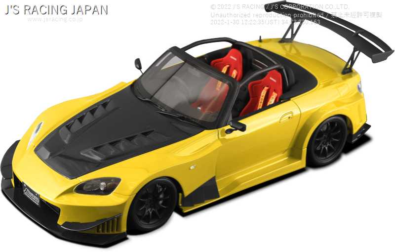 J'S RACING ONE MODEL TYPE-GT 1 18 RESIN MODEL INDY YELLOW PEARL OMD18-S1-Y52P