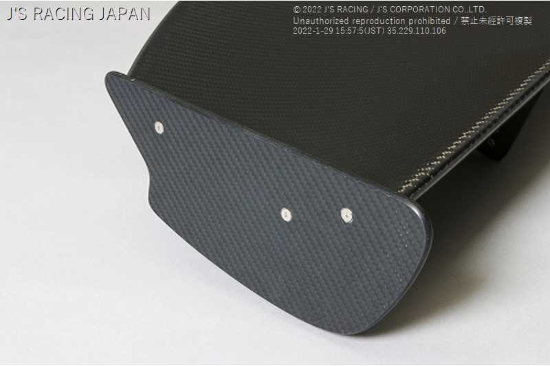 J'S RACING 3D GT-WING TYPE1 WET CARBON 1600 FOR HONDA CIVIC FK8