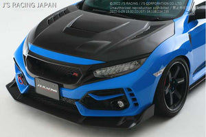 J'S RACING SEDAN FRONT SPORTS GRILL CARBON FOR HONDA CIVIC FC1 AG-FC1-C