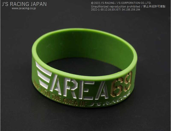 J'S RACING J'S MODE AREA69 RUBBER WRISTBAND RBB-A69