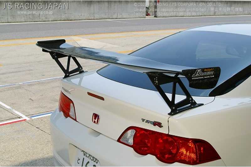 J'S RACING 3D GT-WING WET CARBON TYPE1 FOR HONDA INTEGRA DC5 K20A