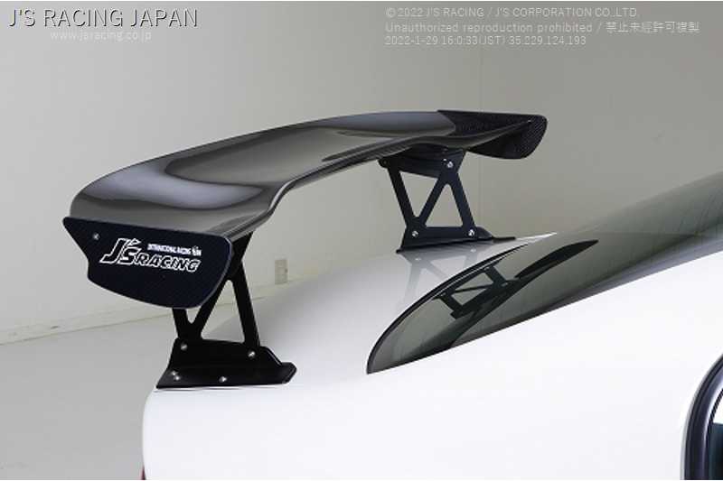 J'S RACING 3D GT-WING TYPE1 WET CARBON 1600 FOR HONDA CIVIC FD2 K20A DGW1-D2-W