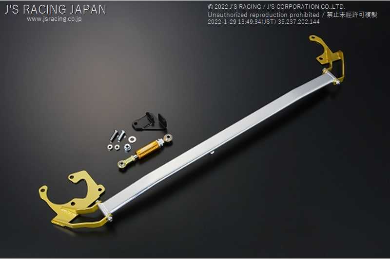 J'S RACING ENGINE TORQUE DAMPER TOWER BAR FOR HONDA CIVIC EP3 K20A ETD-P3-T