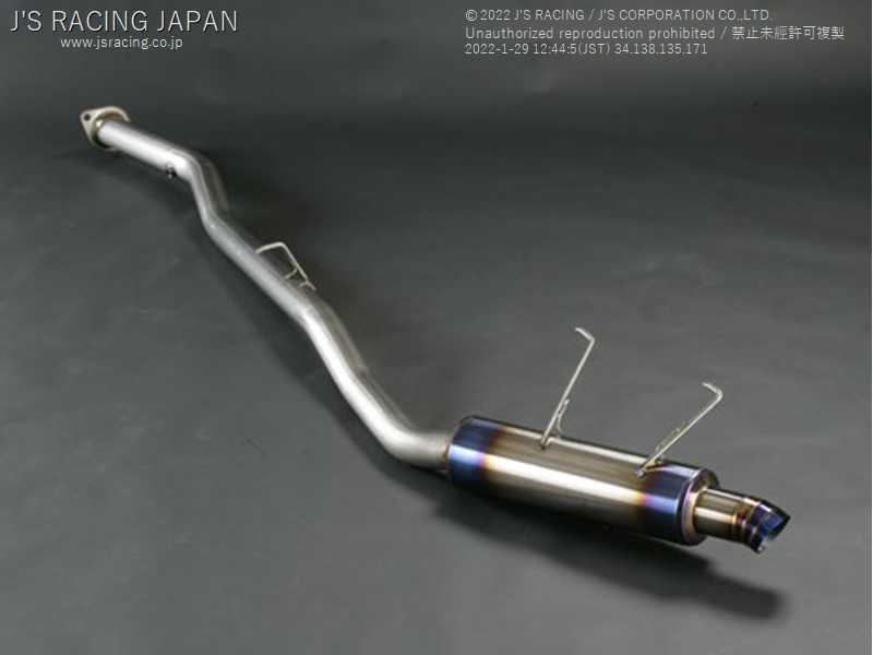 J'S RACING FX-PRO FULL TITANIUM MUFFLER 70RR FOR HONDA S2000 AP1 2 F20C F22C GTFTM-S1-70RR