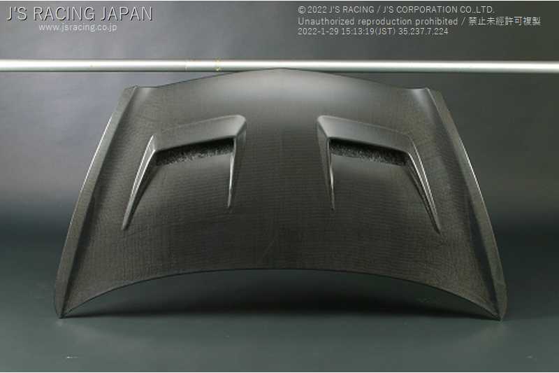 J'S RACING AERO BONNET TYPE-V FRP FOR HONDA FIT GD1 3 L13A L15A