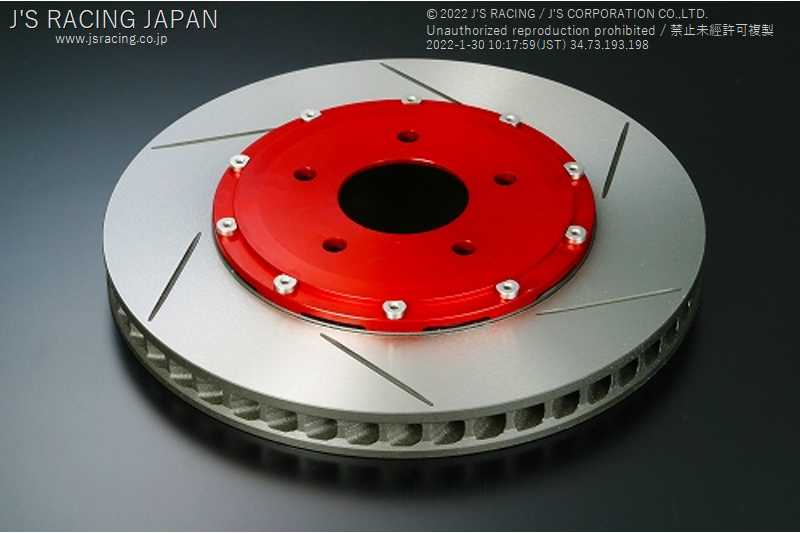 J'S RACING 6-POT CALIPER KIT BRAKE ROTOR W. BELL RIGHT FOR HONDA S2000 AP1 2 F20C F22C B6P-S1-RBR