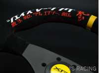 J'S RACING XR STEERING TYPE-F KATAKANA LIMITED SUEDE XRSG-TF-KKSD
