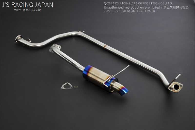 J'S RACING R304 SUS EXHAUST 50RS FOR HONDA FIT GK5 R304-F5-50RS