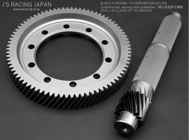 J'S RACING DLC + WPC 5.1 FINAL GEAR SET FOR HONDA CIVIC FD2 K20A FGD-D2-51