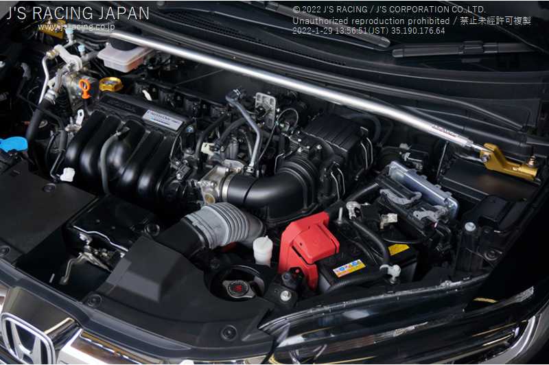 J'S RACING FRONT TOWER BAR FOR HONDA SHUTTLE GP7 TB-F7H-F