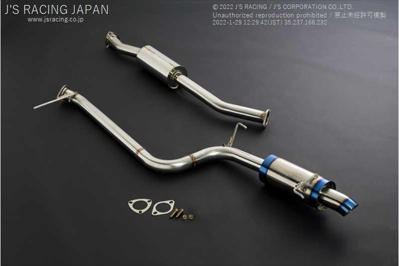 アコードCL7 J'S RACING R304 エキゾースト 60RS マフラー J'S RACING R304 SUS EXHAUST 60RS FOR HONDA ACCORD CL7 K20A R304-E2