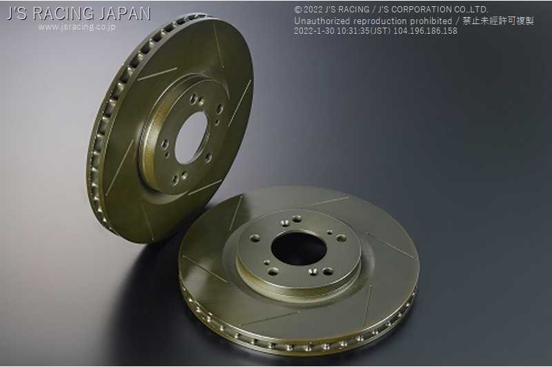 J'S RACING FCR BRAKE ROTOR SLIT FOR HONDA FIT GK5 DRF-F5-FS