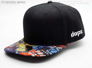 J'S RACING DOPE CAP BLACK GRAPHIC DP-CP-BG