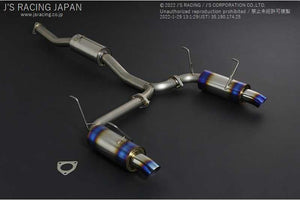 J'S RACING SUS EXHAUST PLUS DUAL 70RS FOR HONDA S2000 AP1 2 F20C F22C T304W-S1-70RS