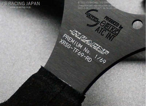 J'S RACING XR STEERING TYPE-F 69 LIMITED RED SUEDE FOR  XRSG-TF69-RDSD
