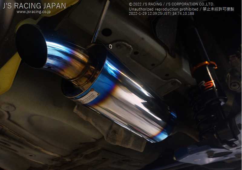 J'S RACING R304 SUS EXHAUST 50R FOR HONDA FIT GK5 R304-F5-50R