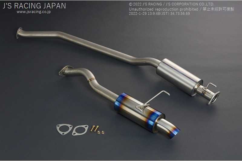 J'S RACING SUS EXHAUST PLUS 60RS FOR HONDA INTEGRA DC5 K20A T304-T5-60RS