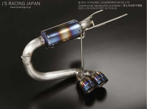J'S RACING FX-PRO FULL TITANIUM MUFFLER 50RS FOR HONDA S660 JW5 FTM-S6-50RS
