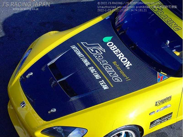 J'S RACING AERO BONNET TYPE-S CARBON FOR HONDA S2000 AP1 F20C ABS