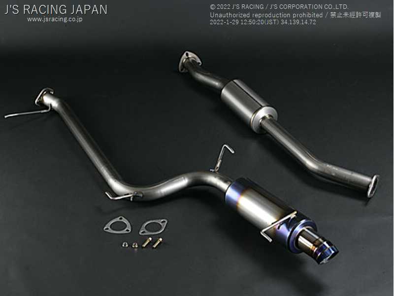 J'S RACING FX-PRO FULL TITANIUM MUFFLER 60RS FOR HONDA ACCORD CL7 K20A FTM-E2-60RS