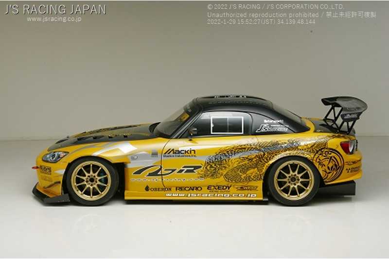 J'S RACING 3D GT-WING TYPE1 DRY CARBON FOR HONDA S2000 AP1 2 F20C