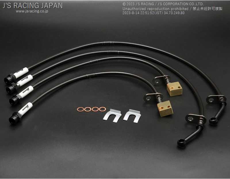 J'S RACING BRAKE LINE SYSTEM STEEL FOR HONDA CIVIC FL5 BLS-L5-ST