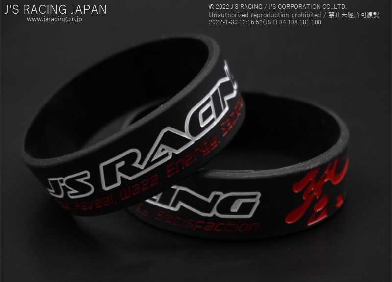 J'S RACING J'S MODE RUBBER WRISTBAND RBB-01