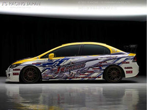 J'S RACING FRONT WING SPOILER TYPE X FOR HONDA CIVIC FD2 K20A AH-D2