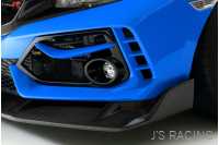 J'S RACING FORNT WING SPOILER TYPE S FRP For HONDA CIVIC FK8 AH-K8-F