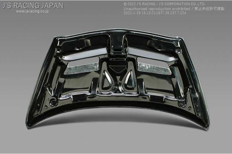 J'S RACING AERO BONNET TYPE-V FRP FOR HONDA FIT GD1 3 L13A L15A