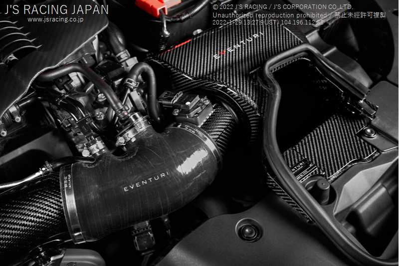 EVENTURI EVENTURI AIR INTAKE SYSTEM BLACK CARBON FOR HONDA CIVIC FK8 EV-K8-BC