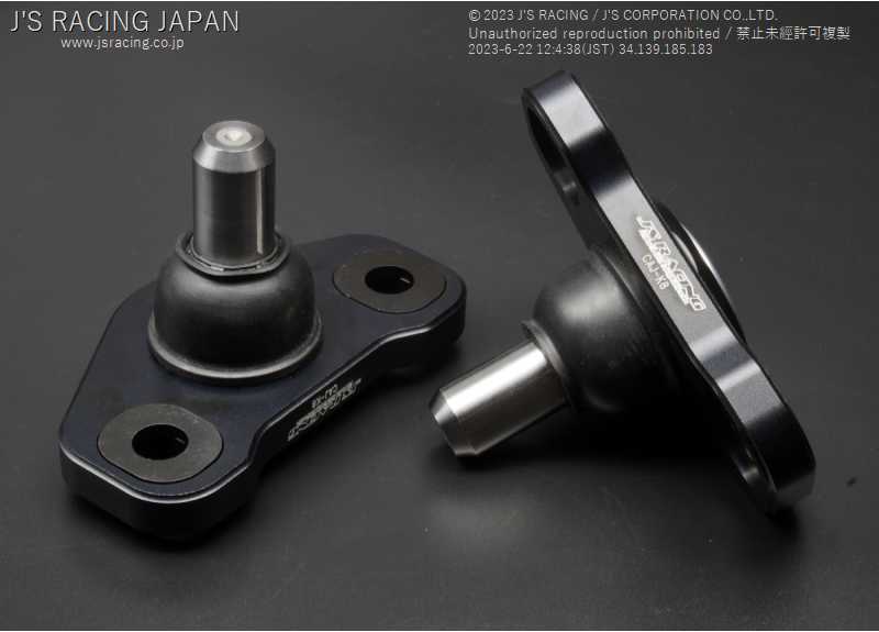 J'S RACING FRONT CAMBER JOINT FOR HONDA CIVIC FL5 CAJ-L5 - Black