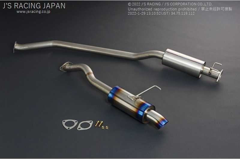 J'S RACING SUS EXHAUST PLUS 60RS FOR HONDA CIVIC EP3 K20A T304-P3-60RS