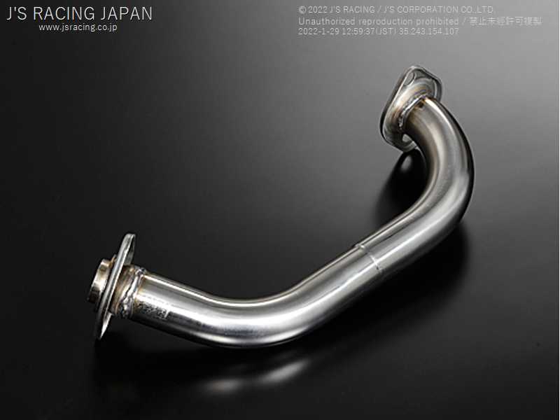 J'S RACING FX-PRO FULL TITANIUM MUFFLER 50C CENTER PIPE FOR HONDA S660 JW5 FTM-S6-50C