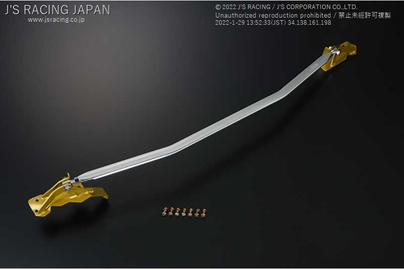 J'S RACING 3D FRONT ALUMINUM STRUT TOWER BAR (ETD COMPATIBLE) FOR HONDA FIT GD TB-F1-F