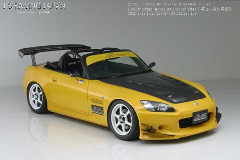 J'S RACING FRONT HALF SPOILER FOR HONDA S2000 AP1 F20C AH-S1