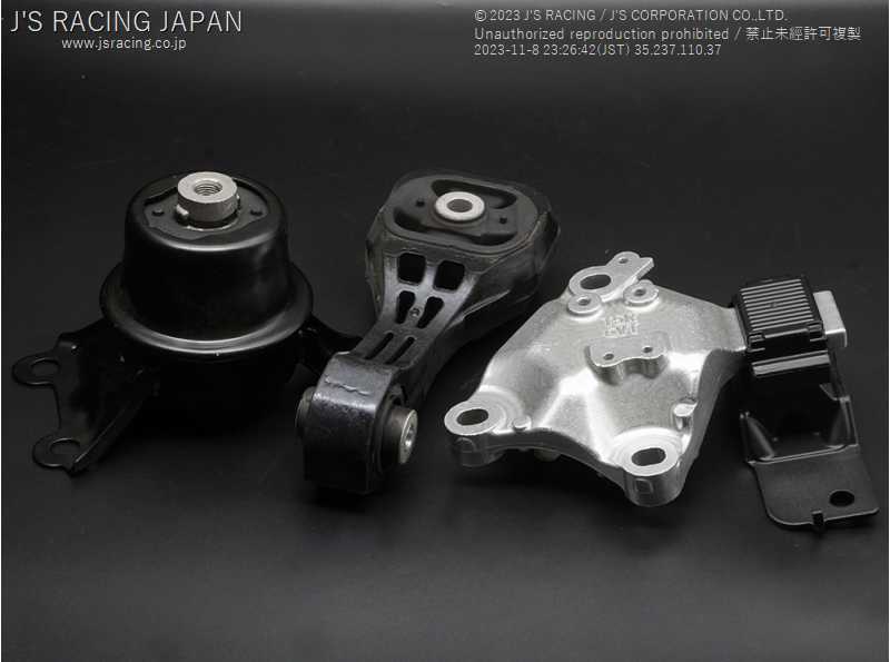 J'S RACING ENGINE AND TRANSMISSION MOUNT SET FOR HONDA FIT RS GK5 CVT L15A EMS-F5-CVT