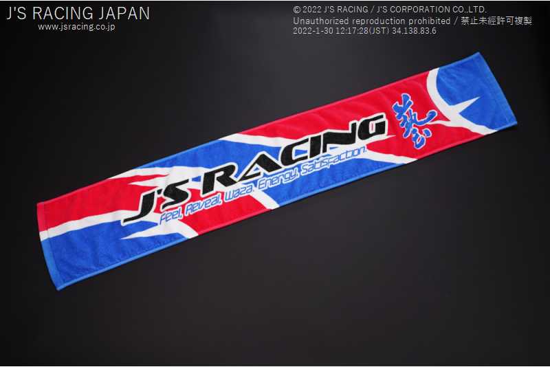 J'S RACING MUFFLER TOWEL TRICOLOR MF-04
