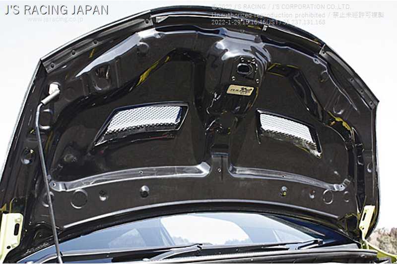 J'S RACING AERO BONNET TYPE-V DEDICATED ALUMINUM NET FOR HONDA FIT GP5 ANT-F5HR