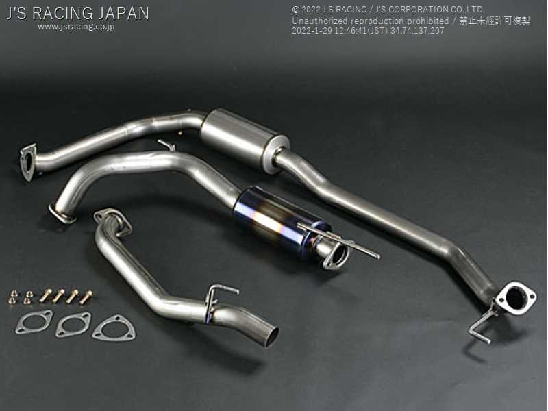 J'S RACING FX-PRO FULL TITANIUM MUFFLER 60RS FOR HONDA CIVIC FN2 FTM-FN2-60RS