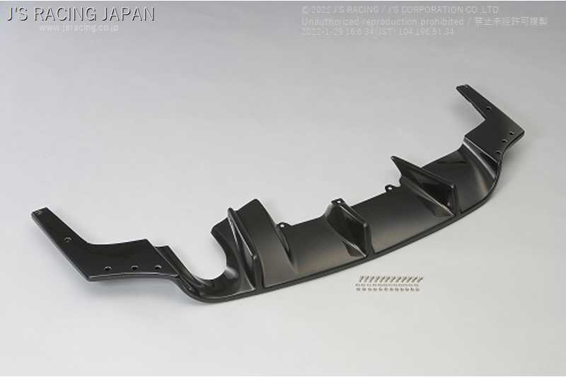 J'S RACING REAR DIFFUSER TYPE-S GEL COAT TYPE FOR HONDA CIVIC FD2 K20A RDF-D2-F