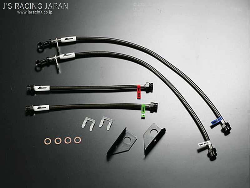 J'S RACING BRAKE LINE SYSTEM ST FOR HONDA BRIO DD1 BLS-DD1-ST - Black Hawk Japan