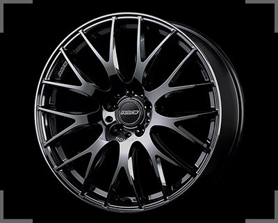RAYS HOMURA 2X9 ET blk ED II 20x8.5 +45(28) 5x114.3 blk Chrome Coat edg DMC x1