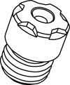 KYO-EI PARTS (1PC) CLOSED-END CAP M12xP1.25 ZCIA3R